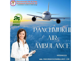 Hire Superb Panchmukhi Air Ambulance Services in Bhubaneswar with CCU Facility