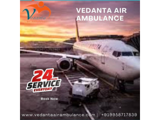 Take Vedanta Air Ambulance Service in Bhopal for the Life-Care Medical Services