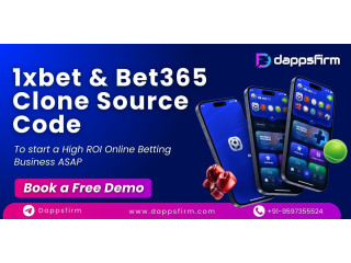 1xbet & Bet365 Clone Code for Custom Casino Development at Minimal Cost